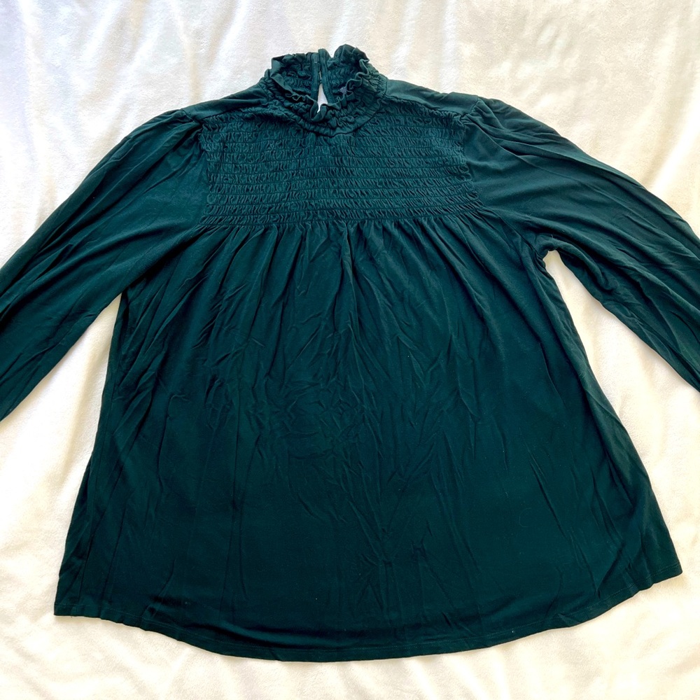 Cable and Gauge Mock Neck